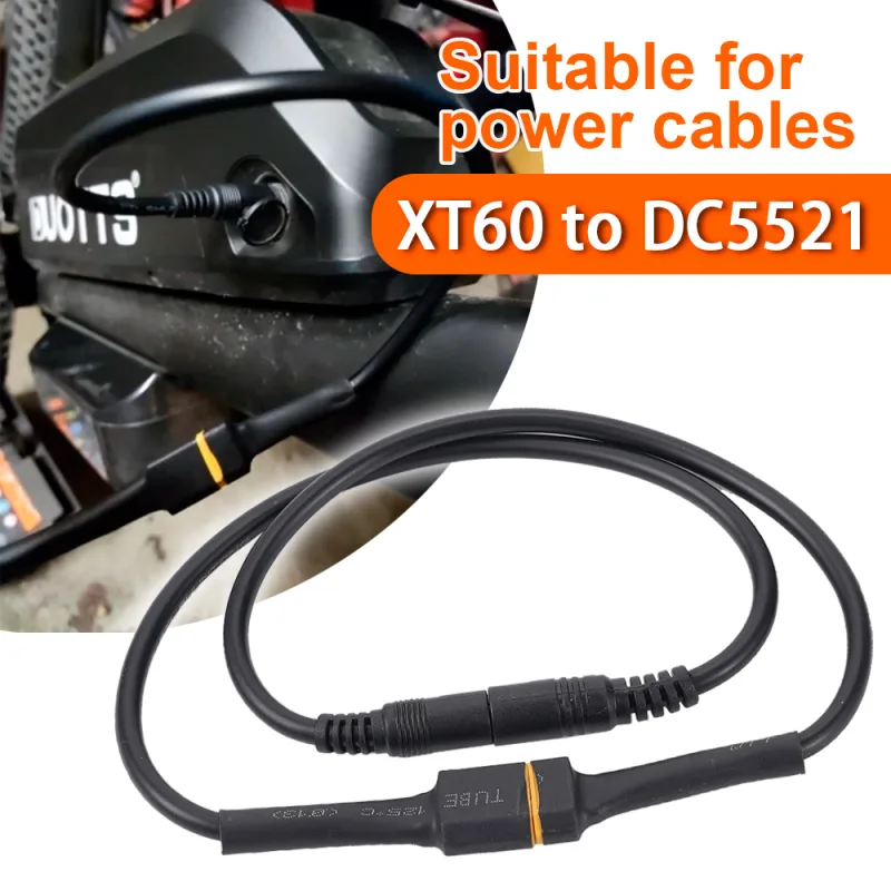 Solar Connection Line XT60 Male/Female Connector To DC5521 18AWG Power Cable Adaptor For Car Battery Charging Adapter Ca image 5