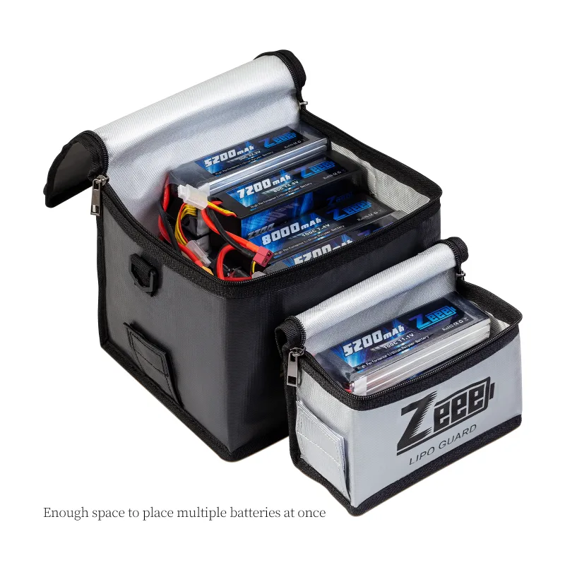 2 Size Zeee Lipo Bag Fireproof Explosionproof Portable RC Car Lipo Battery Storage Safety Bag Specialized Fire Guard Acc image 3