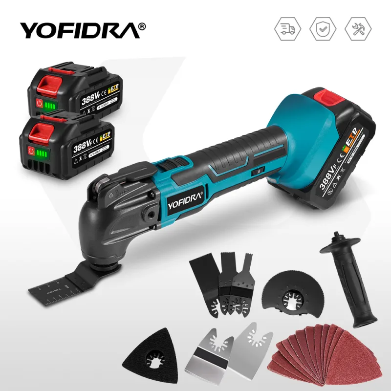 YOFIDRA 6 Speed Cordless Oscillating Multi Tool Variable Multifunctional Power Tool With Accessory For Makita 18V Batter image 1