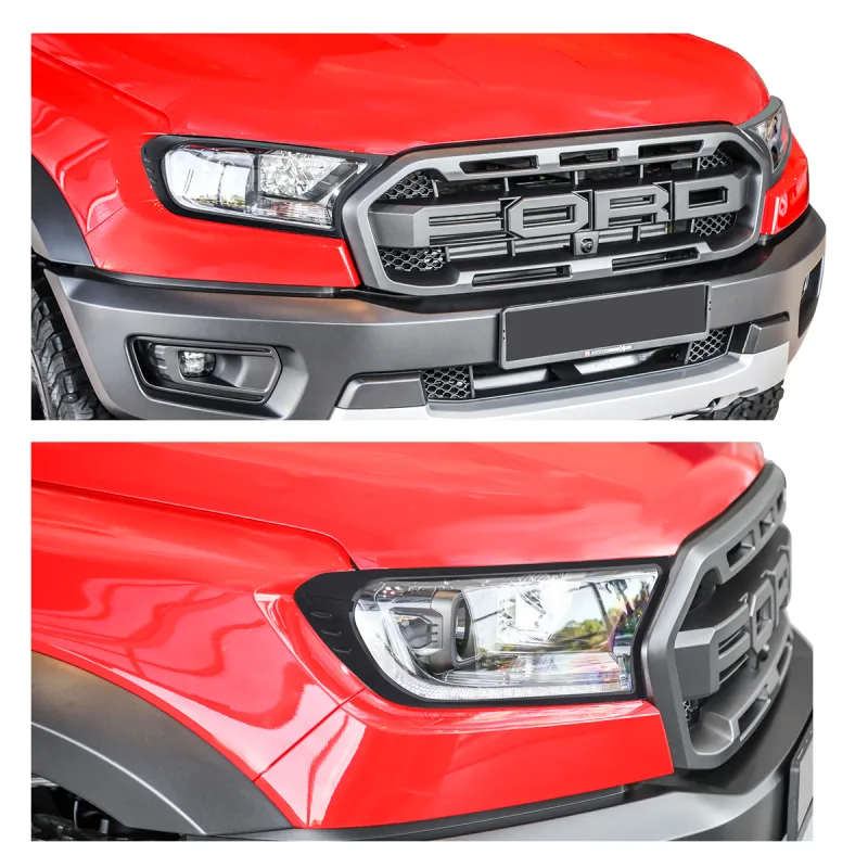 2x Front Headlight Cover for Ford Ranger Raptor 2015-2022 image 6