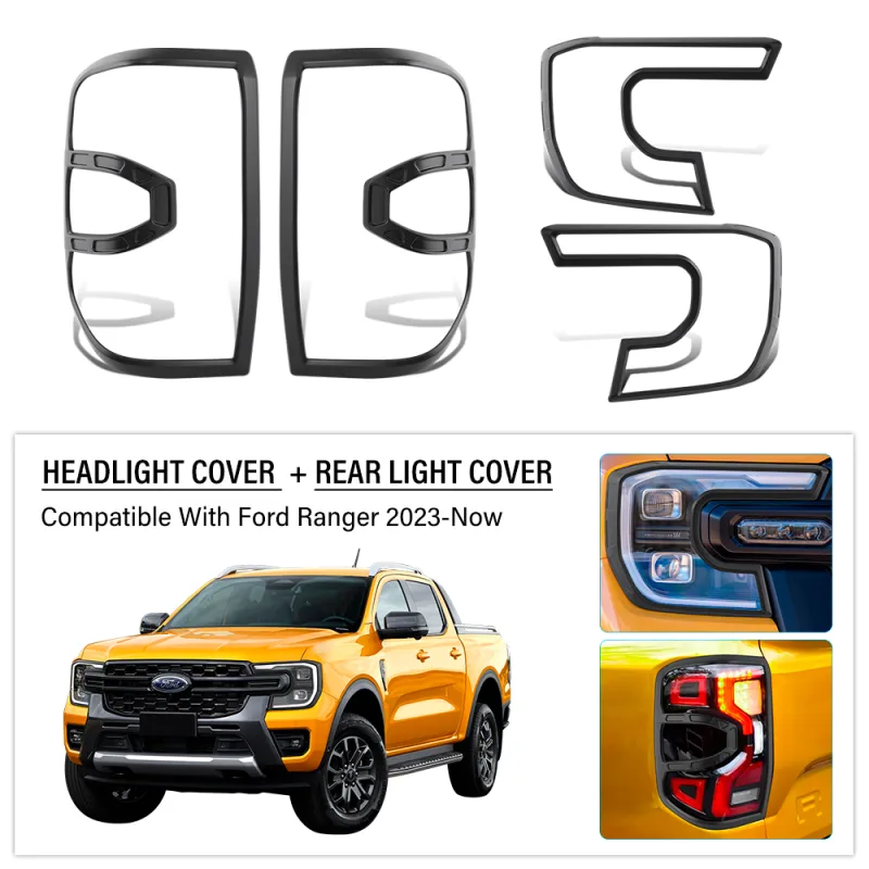 Tail Light Covers for Ford Ranger Wildtrak Sport 2022+ image 3