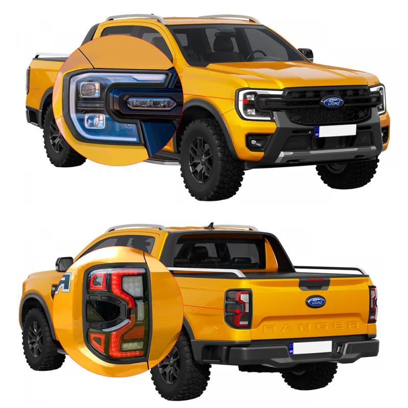 Tail Light Covers for Ford Ranger Wildtrak Sport 2022+ image 6