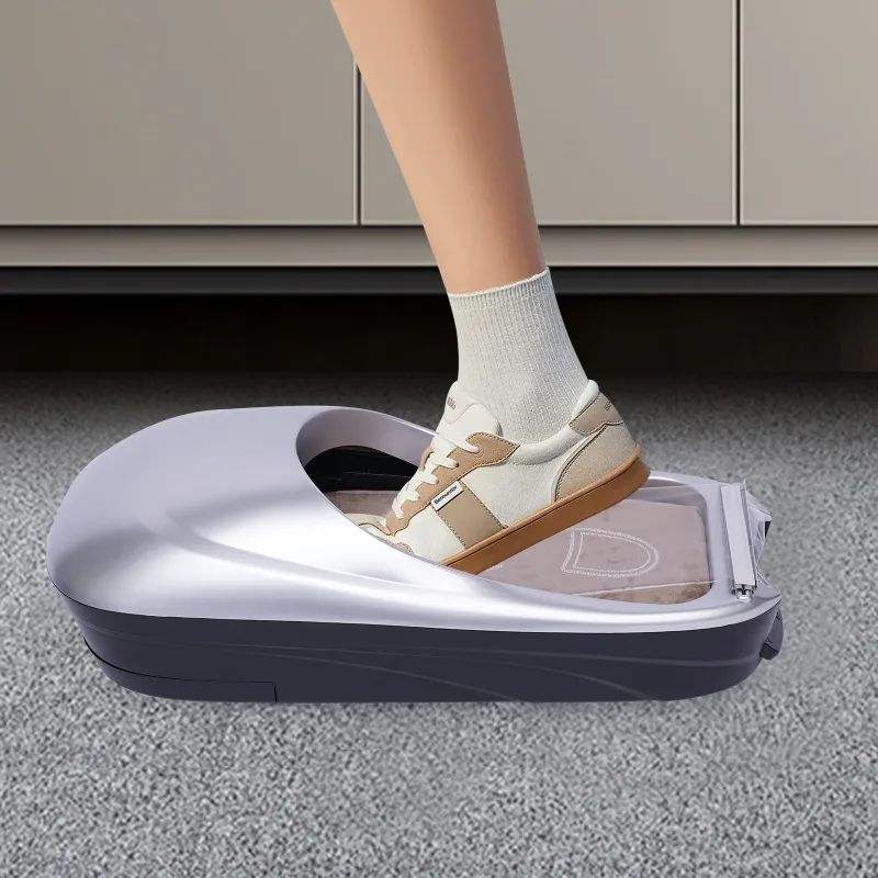 Automatic Shoe Cover Machine, Disposable Home Shoe Film Machine with 500 Shoe Films image 1