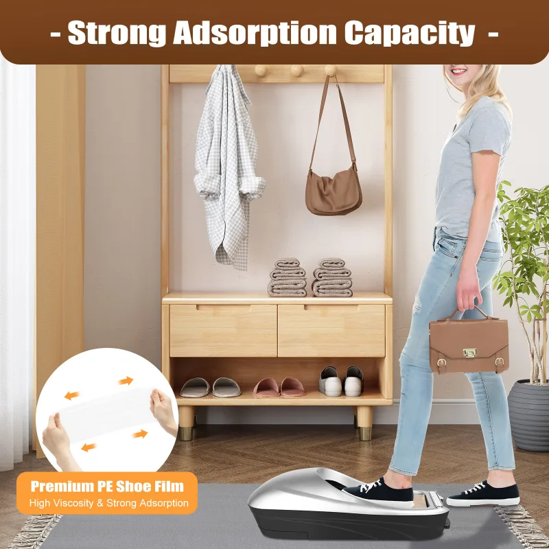 Automatic Shoe Cover Machine, Disposable Home Shoe Film Machine with 500 Shoe Films image 3