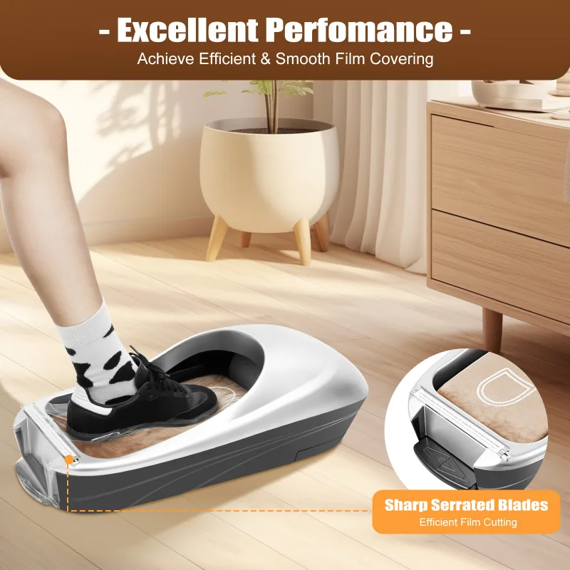 Automatic Shoe Cover Machine, Disposable Home Shoe Film Machine with 500 Shoe Films image 4