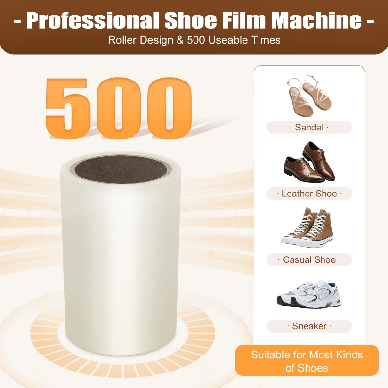 Automatic Shoe Cover Machine, Disposable Home Shoe Film Machine with 500 Shoe Films image 6