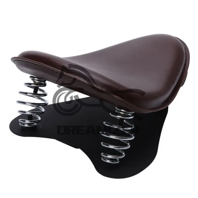 Universal For Honda Rebel CMX250C For Yamaha Virago XV250 Motorcycle Solo Saddle Seat Cover Spring Bracket Base Leather  image 2