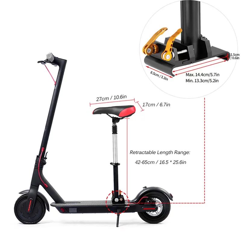 Electric Scooter Seat Replacement for Xiaomi M365 Pro2 image 1