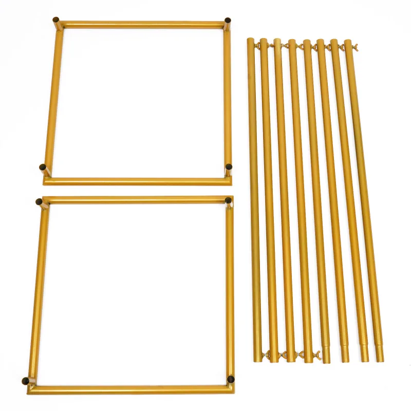 Gold Metal Column Flower Stand Wedding Backdrop Stand Flower Arrangement Plant Shelf For Wedding Party Dinner Decor 180c image 6