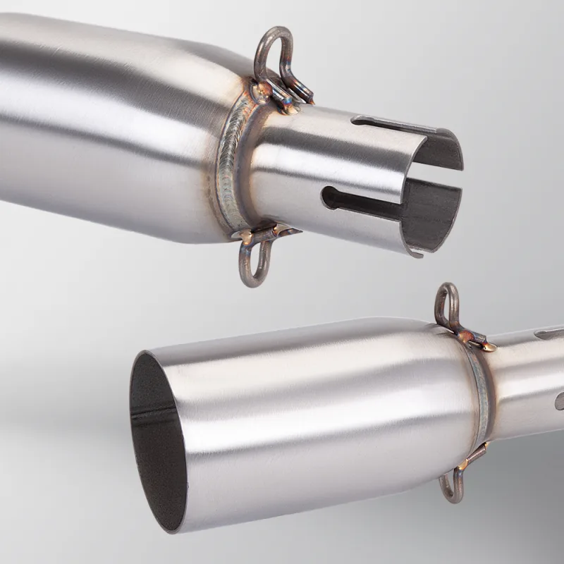 Motorcycle Modified Exhaust Pipe, Suitable for 28-45mm Adapter, 51mm Middle Link Pipe, Various Sizes image 3