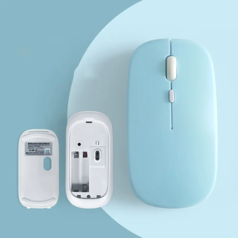 Silent Bluetooth Mouse Marcaron Computer Laptop Optical Mouse Wireless for iPad Samsung Tablet Universal Mice Noiseless image 6