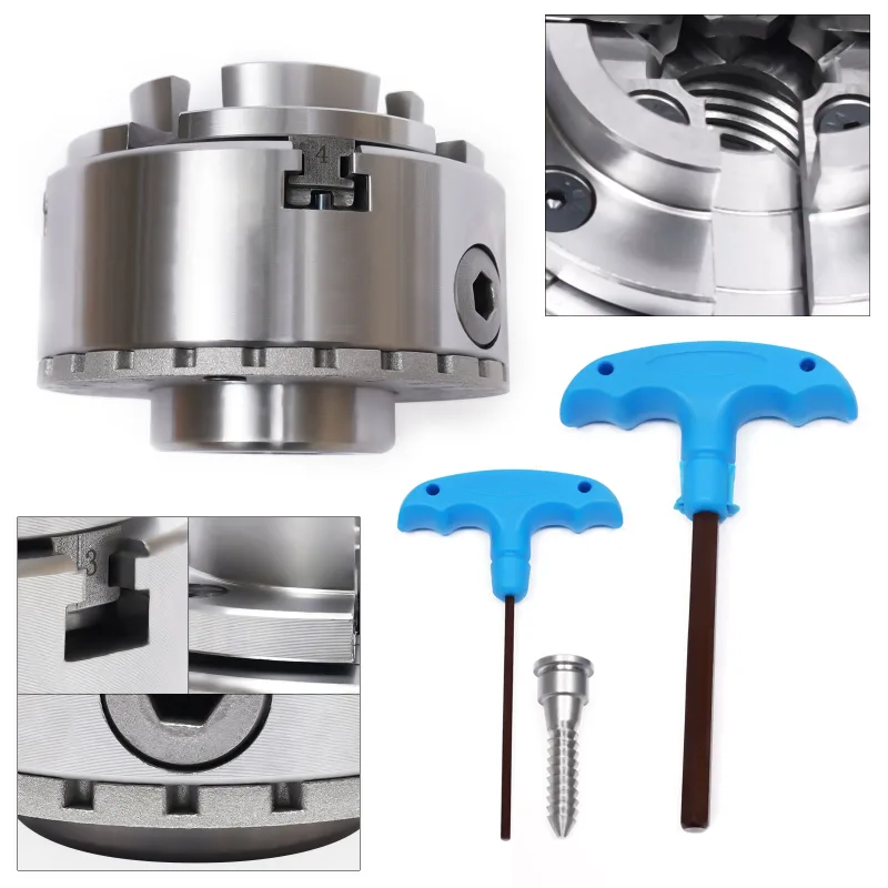 DHL M33 4-Jaw Self- Centering Jaw for Lathe Turning Knife High Quality Chuck image 2