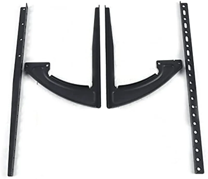 32-70 Inch Universal TV Stand Adjustable Height LCD LED Display Legs Feet Stand Durable Television Rack Black image 5