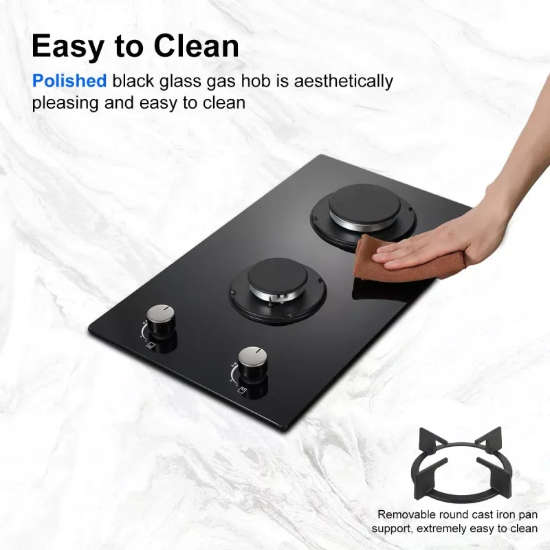 2-Burner Ceramic Glass Cooktop image 2