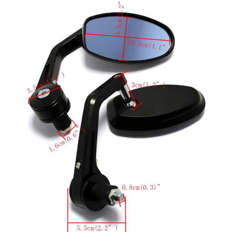 Aluminum Bar End Mirror for Cruiser Bikes image 6