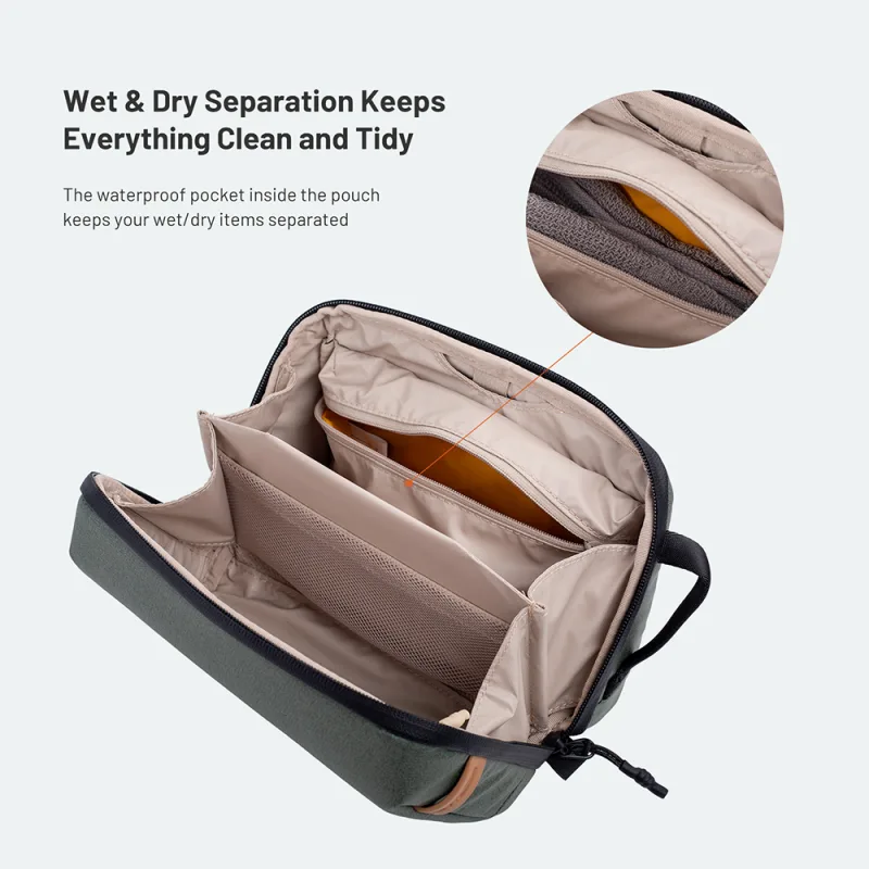 PGYTECH Wash Pouch travel Bag Hanging  Waterproof Dopp Kit for Toiletries & Cosmetics image 2