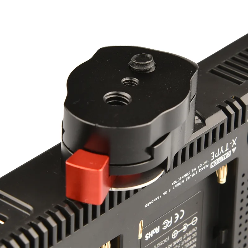 Mini Field Monitor Quick Release Plate for LCD Monitor Magic Arm LED Light Camera Camcorder Rig image 6