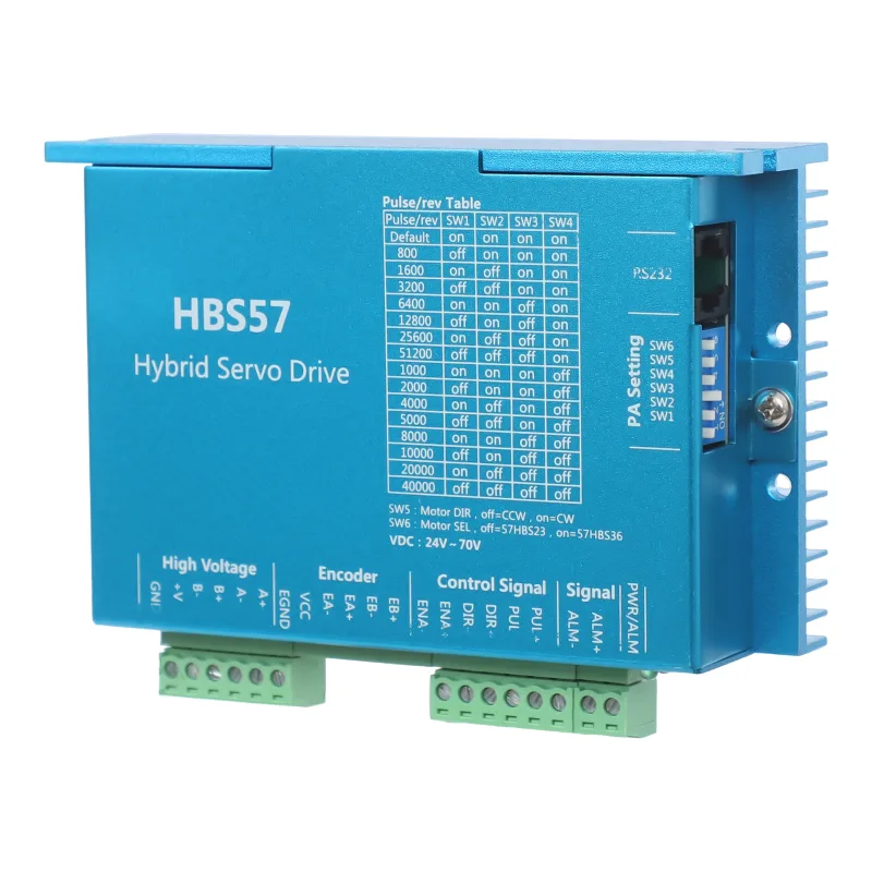 3.6Nm Closed Loop Stepper Motor Kit 57HBS36 with HBS57 Driver DC 24-60V High Torque for CNC Engraving Woodworking Machin image 2