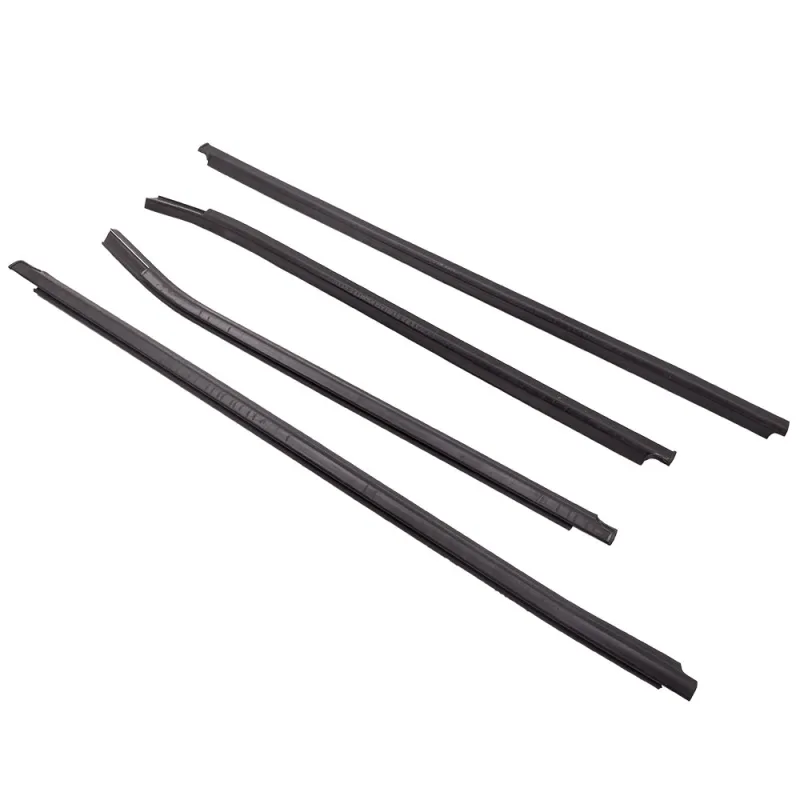 4x Outside Window Door Window Seal Strips for Toyota HILUX Double Cab 2005-2015 for SR5/VIGO/MK6 PICKUP 06-15 DOUBLE CAB image 6