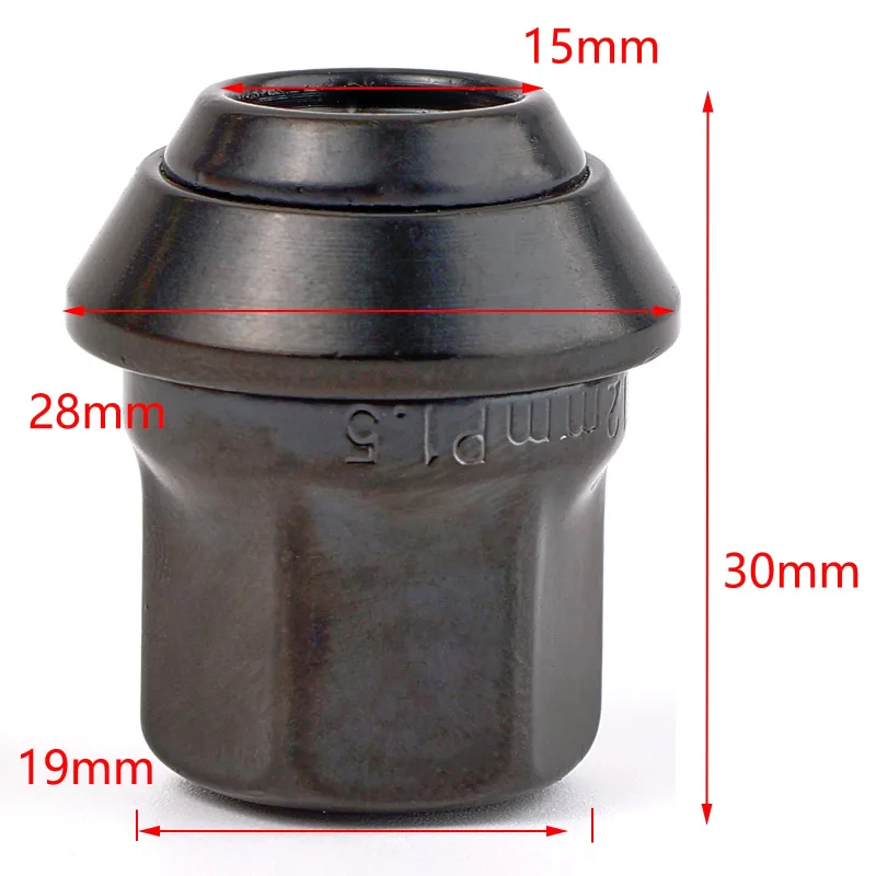 4X For Ford Fiesta Focus B-Max Grand C-Max KA Fusion Mondeo Streetka Car Alloy Wheel Nuts M12X1.5 19mm Hex Car Bolts Acc image 6