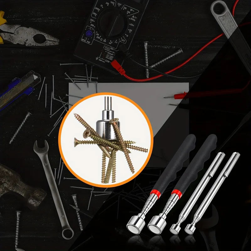 Telescopic magnet picking tool for hard to reach areas image 4