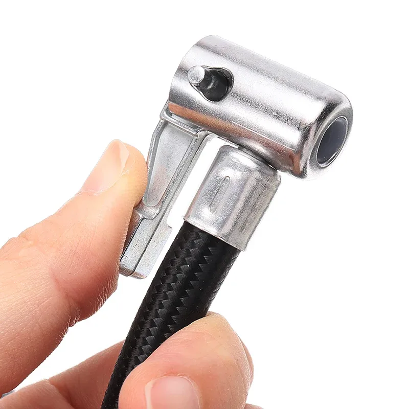 10cm Car/Bik Air Tyre Tire Chuck Inflator Pump Hose Valve Connector Clip Adapter image 3