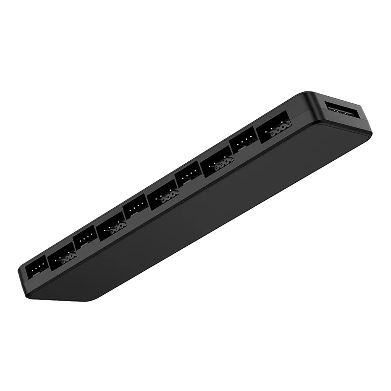 TEUCER LP-10 ARGB/PWM HUB With ARGB Controller 2 in 1 Fan HUB Adapter - image 3
