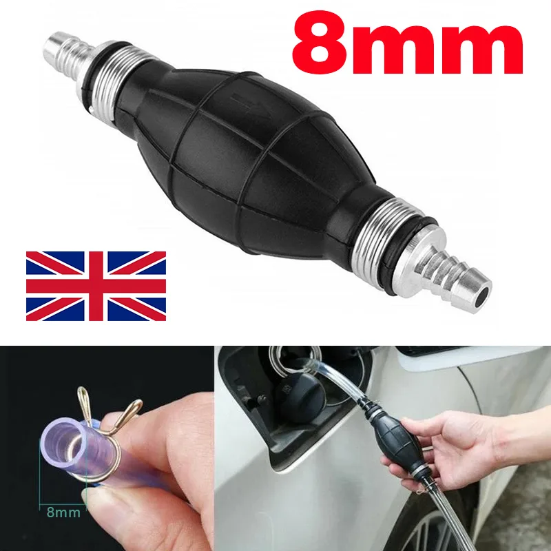 8mm Fuel Primer Bulb Pump image 1