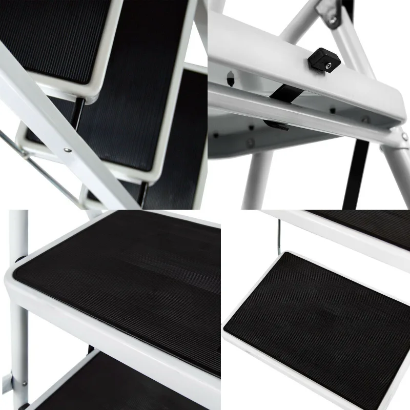 Folding Steel Step Ladder Heavy Duty Stool image 3