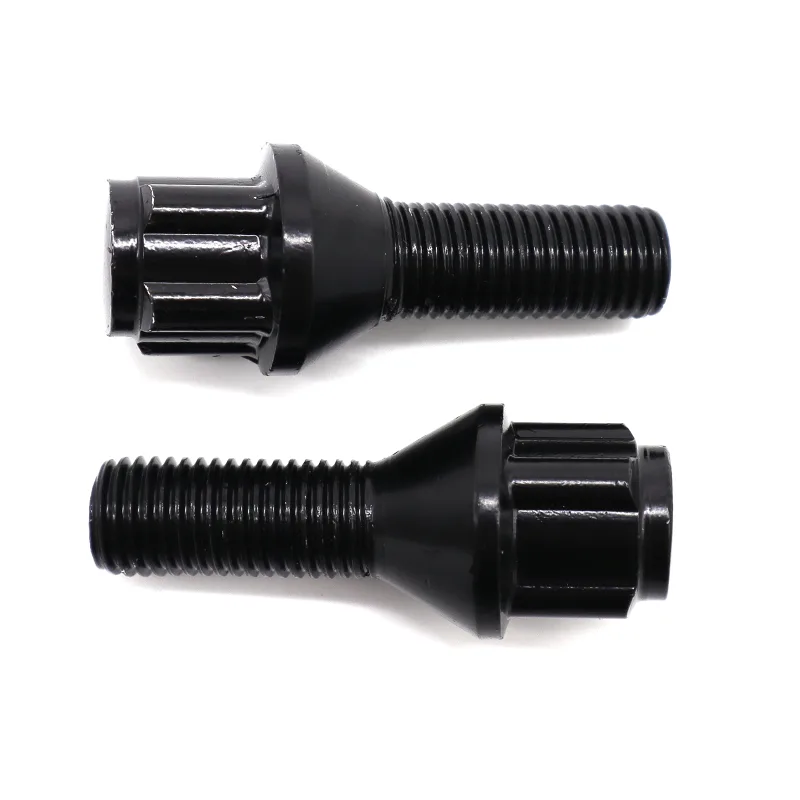 Car Alloy Wheel Locks 10.9 Steel M12x1.5 Black image 3