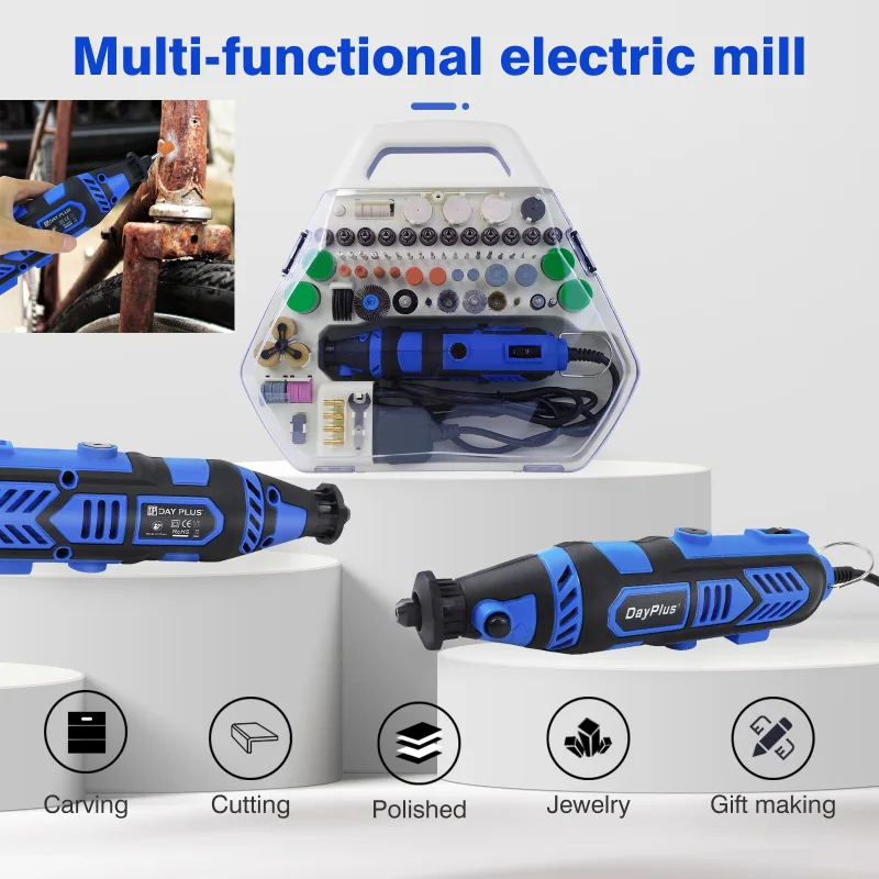DayPlus 135W Rotary Tool with 252-Piece Accessory Kit image 1