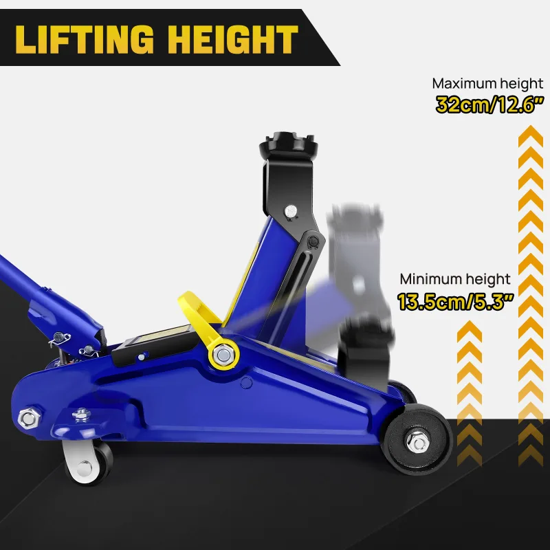 DayPlus 2 Tons Hydraulic Trolley Jack,Crane Lifting Jack Floor Jack Heavy Duty Car Caravan Van Vehicle Stand Lifting Too image 2