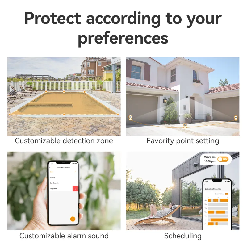 IMOU Bullet 3C 3MP 2. 8MM Wifi IP Camera Automatic Tracking AI Human Detection Surveillance Security Protection Weatherp image 4