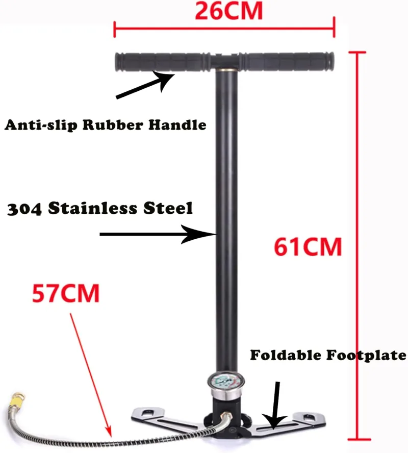 DayPlus 3-Stage Air Rifle Hand Pump image 2