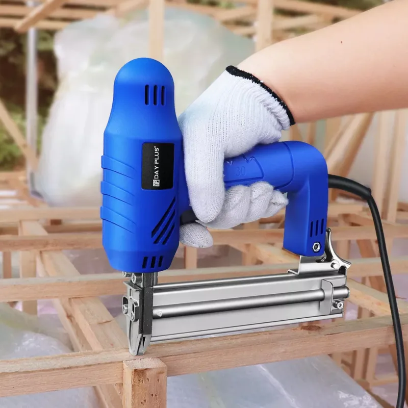 DayPlus Electric Nail Gun 2 IN 1 Nailer Stapler Framing Nailer Tacker Furniture Staple Gun Power Tool For Woodworking image 4