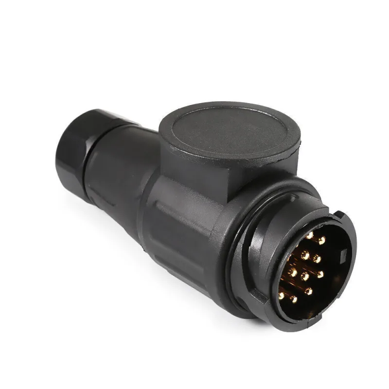 13 Pin 12V Trailer Plug Caravans Socket Plug RV Electrical Tow Towing Connector UK image 2