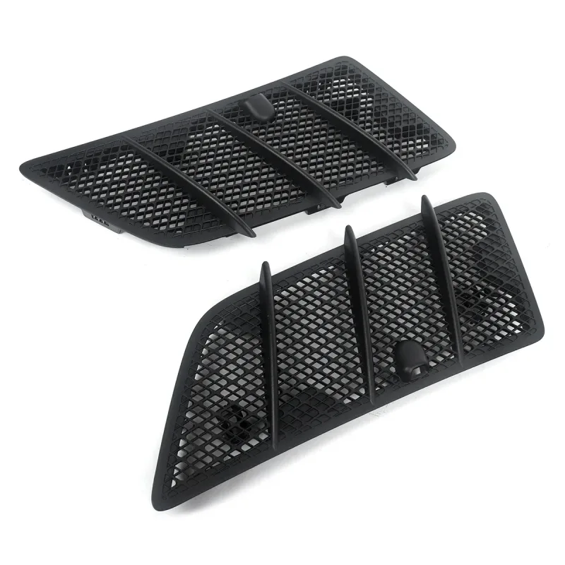 2PCS Front Hood Air Vents Grille Cover Trim For Mercedes Benz W164 ML GL Class 2008-2011 1648804405 1648804305 Car Acces image 5