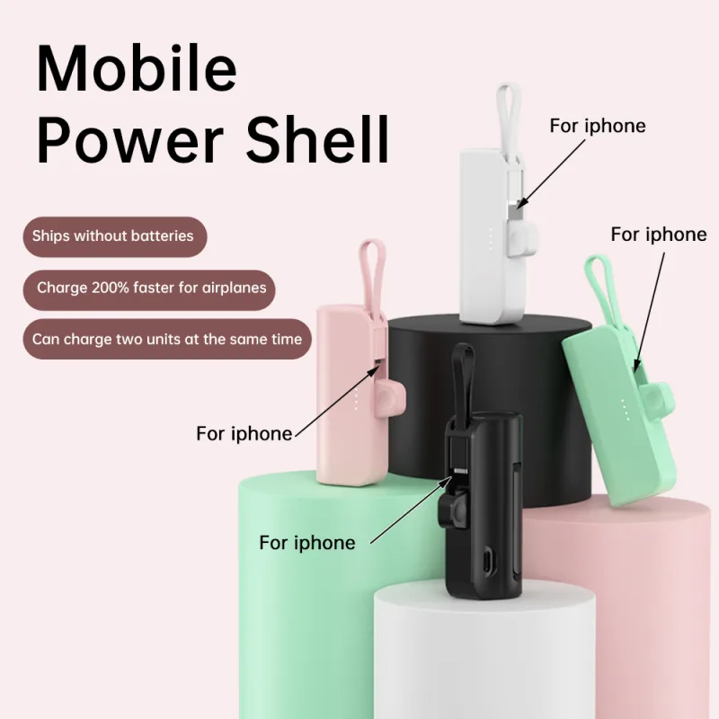 No Soldering 18650/21700 Battery DIY Case For Apple/Type-C 18650 Battery Case DIY Rechargeable Mobile Power Case - image 1