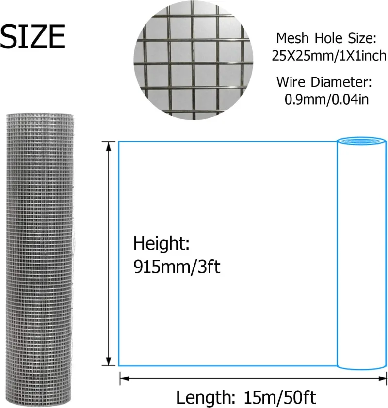 DayPlus Galvanized Welded Wire Mesh Fence image 4