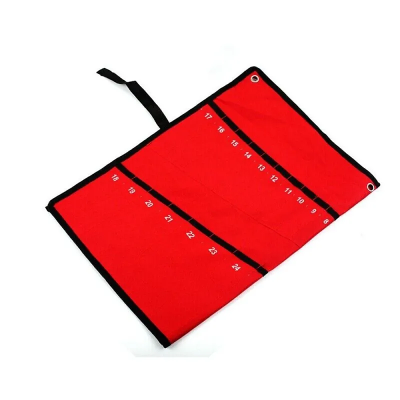 Canvas Tool Roll Up Organizer with Pockets image 5
