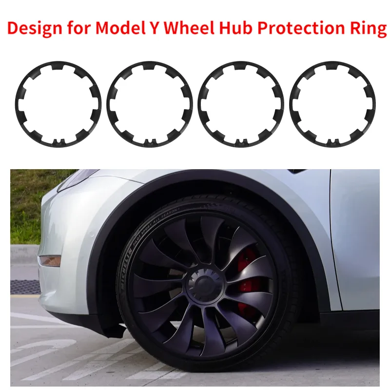 MOTENIO 21-inch Wheel Hub Caps for Tesla Model Y image 1