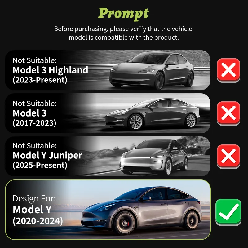 MOTENIO 21-inch Wheel Hub Caps for Tesla Model Y image 2