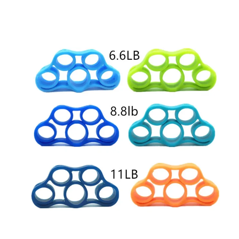 Hand Gripper Silicone Finger Expander Exercise Hand Grip Wrist Strength Trainer Finger Exerciser Resistance Bands Fitnes image 4