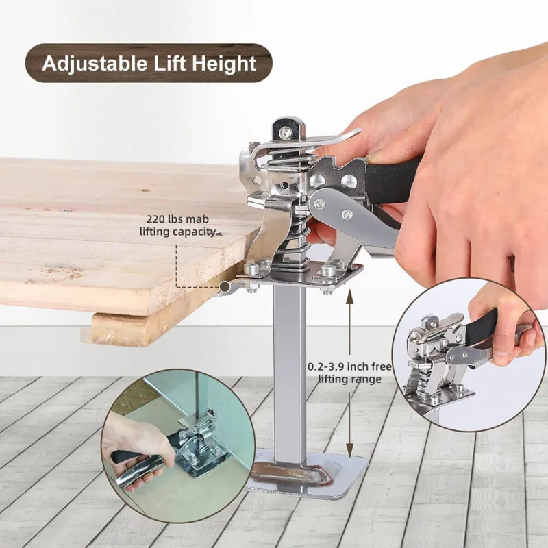 1PC Labor Saving Arm Brick Lifter Hand Lifting Home Tool Door Cabinet Jack Clamp image 3