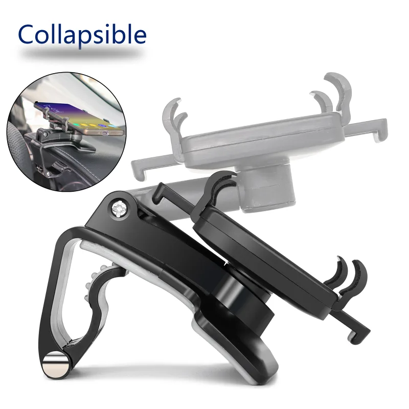 Mobile Phone Holder Dashboard Car Mount Dash 360° Rotation Stand Cradle Panel Multi-Functional Universal GPS Bracket Hol image 4