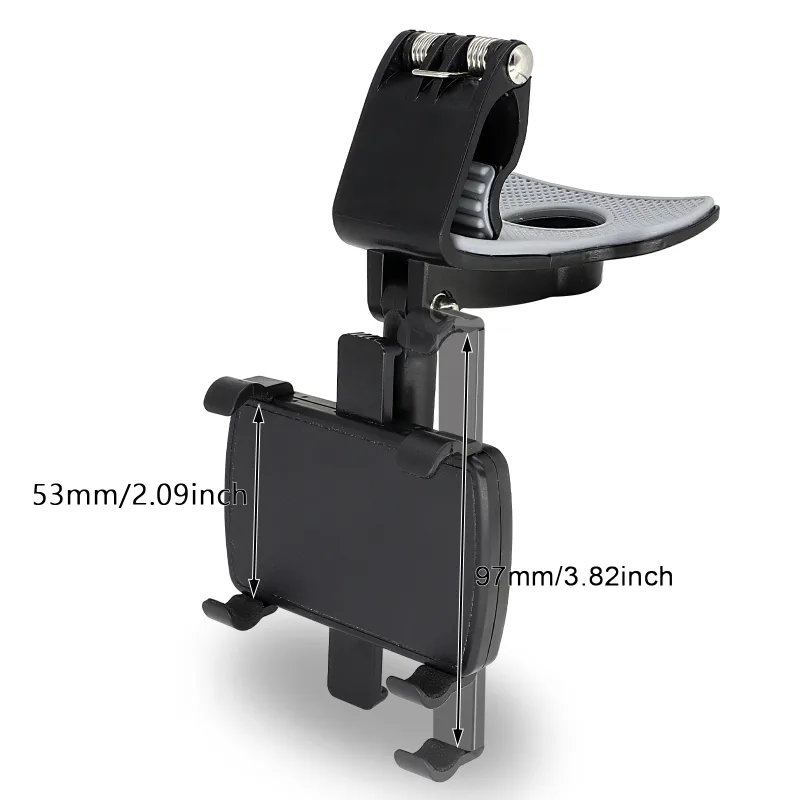 Mobile Phone Holder Dashboard Car Mount Dash 360° Rotation Stand Cradle Panel Multi-Functional Universal GPS Bracket Hol image 6