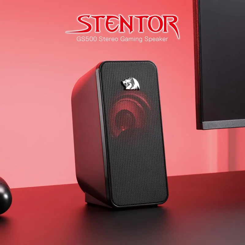 Redragon GS500 Stentor USB PC Gaming 2.0 Channel Stereo Desktop Computer Speaker Backlight image 6