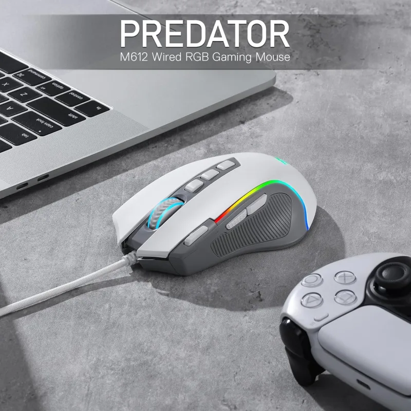 Redragon M612 RGB Wired Gaming Mouse 9 Buttons image 6
