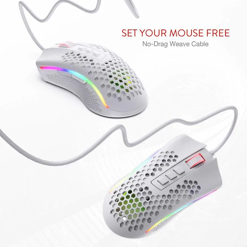 Redragon M808 Storm 12000 DPI Wired Gaming Mouse image 6