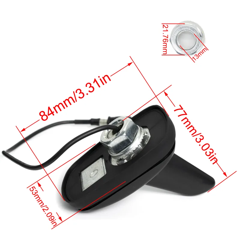 Shark Fin Car Roof Mount Antenna Aerial Base Must AM FM With Plug For VW Golf Audi A3 A4 A6 Seat Ibiza Skoda Octavia Car image 6